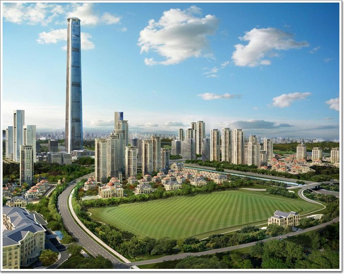 中國第一高樓——高銀金融117大廈效果圖 中國第一高樓——高銀金融117大廈效果圖