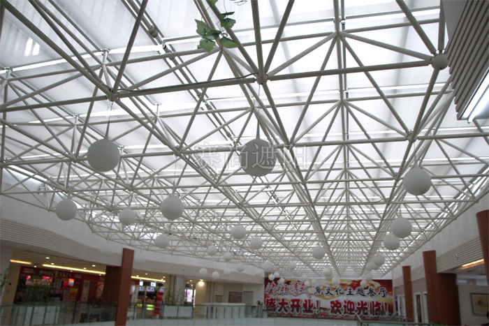 天津鵬欣水游城頂部遮陽(yáng)采光頂遮陽(yáng)
