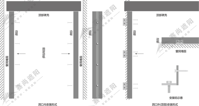 SD96升降調(diào)光百葉安裝方式 SD96升降調(diào)光百葉安裝方式